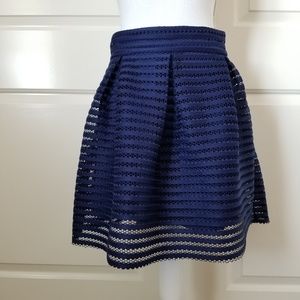 Windsor Womens Flare Skirt Blue Size Medium